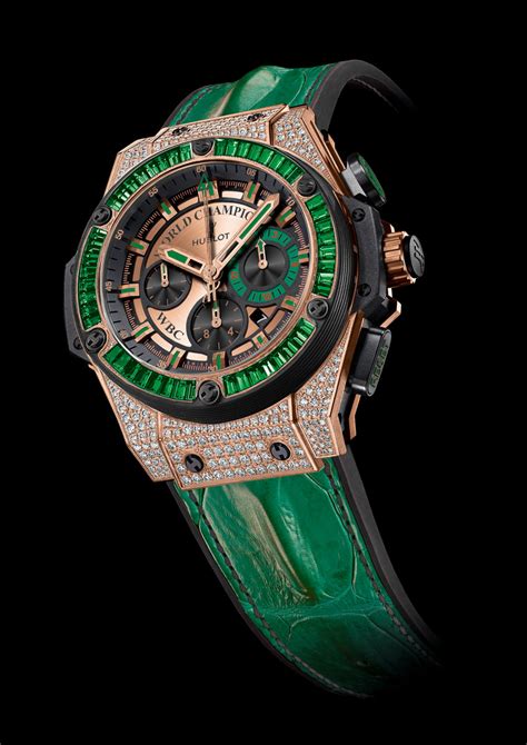 hublot king power wbc full pavé timepiece